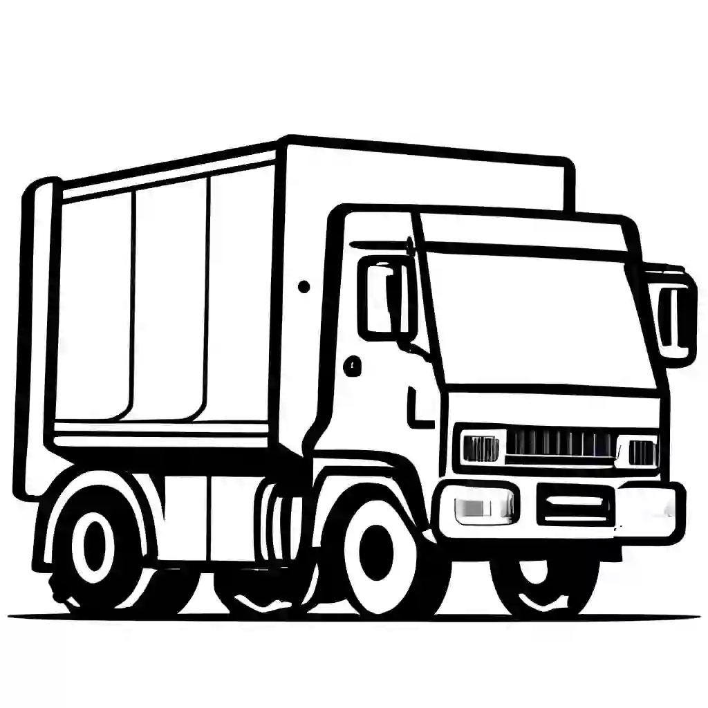Garbage Trucks coloring pages